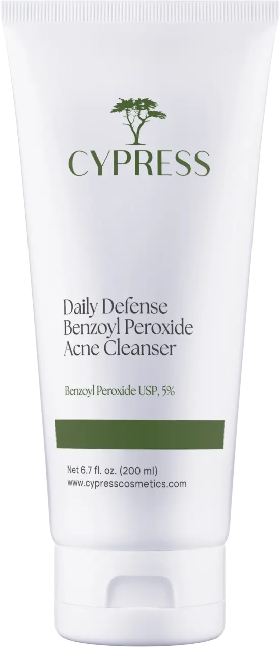 Daily Defense Benzoyl Peroxide Acne Cleanser Cypress