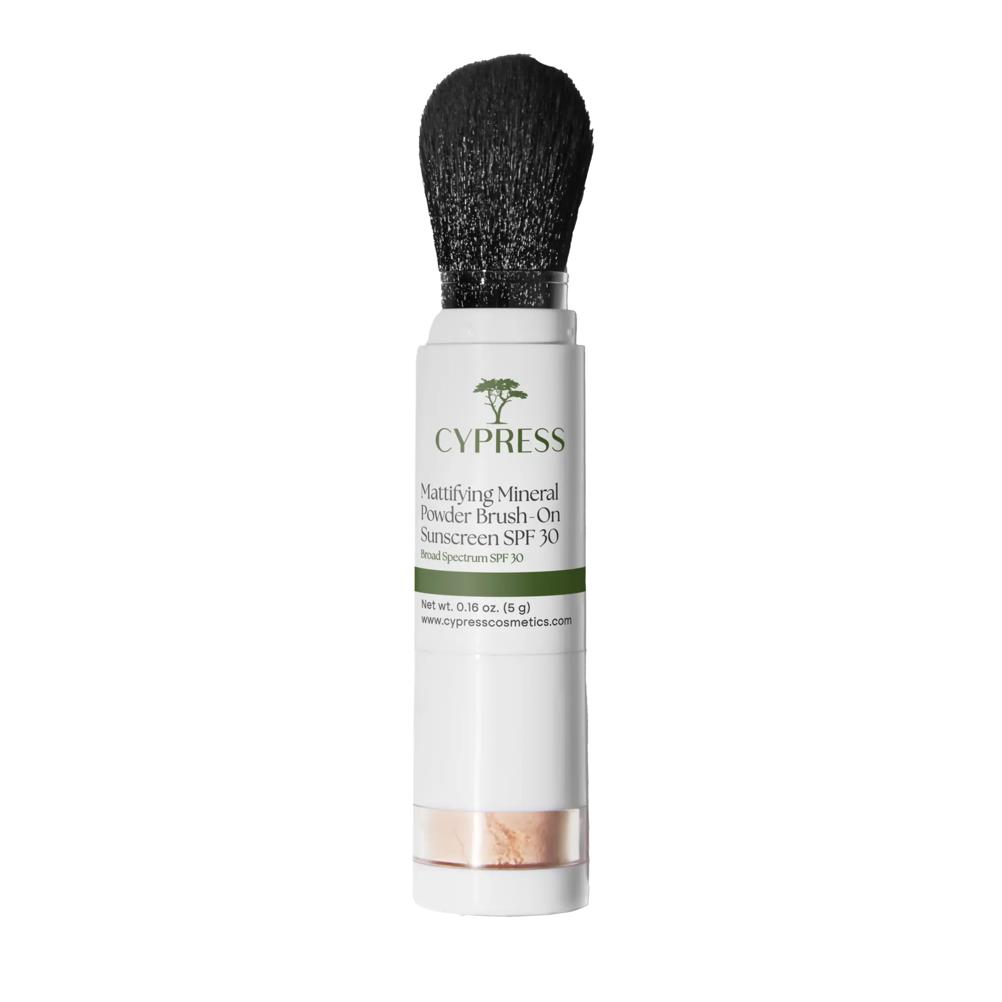 Mattifying Mineral Powder Brush-On Sunscreen SPF 30 Cypress